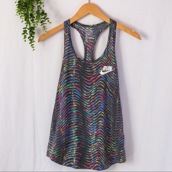 Nike Run Printed Racerback Dri-Fit top - Picture 2 of 7